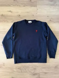 ami ネイビー スウェット L 裏起毛