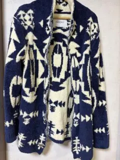 INHERIT フリースジャケット ネイビー