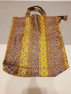 ペイズリー柄　エコバッグ