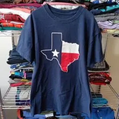 90sユニセックス古着Lメンズ国ネイビーブルー紺tシャツ海外直輸入