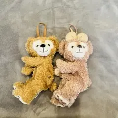 東京ディズニーシー　ダッフィー　シェリーメイ ぬいぐるみポーチ