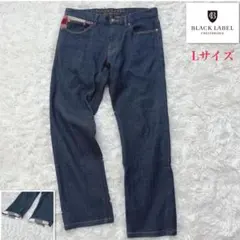 ⭐︎美品⭐︎ブラックレーベルクレストブリッジ デニム ストレート チェック Lサイズ