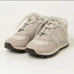 New Balance ベージュ ハイカットスニーカー