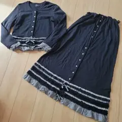 WONDERFUL WORLD　黒 セットアップ