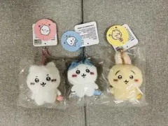 ちいかわ ほわほわマスコット 立ちポーズ 全3種コンプセット ハチワレ うさぎ
