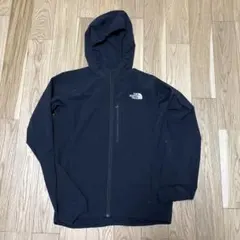 ノースフェイス ソフトシェルフーディ サイズL 小さめM黒色 NP21703-K