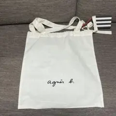 agnès b. ホワイト　ショッパー　包装　アニエスベー
