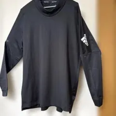 adidas アンダーシャツ 長袖黒　2XＬ♪1