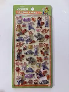 【正規品】ボンボンドロップシール　ズートピア