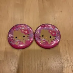 ハローキティ 缶バッジ 2点セット サンリオ
