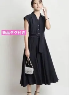JUSGLITTY ジャスグリッティー ワークタックワンピース ブラック 0