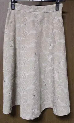 プロポーション ピスタチオ花柄スカート