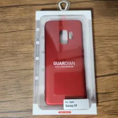 GALAXY S9 スマホケース シリコン サラサラ 赤 レッド ギャラクシー