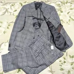 PERSON'S FOR MEN 洋服の青山 グレンチェック スリーピース　A6のサムネイル