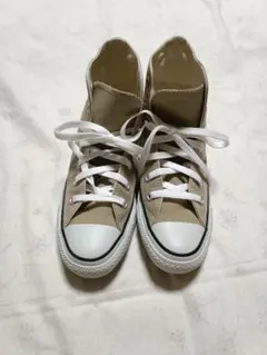 Converse ベージュ ハイカットスニーカー　24cm
