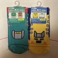 電車キャラクター靴下 2足　13-16cm ハヤブサ　ドクターイエロー