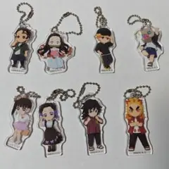 鬼滅の刃　ローソン　アクリルキーホルダーＢ　全8種