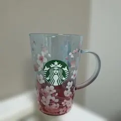 《未使用》Starbucks SAKURA 2025 耐熱グラスマグ414ml