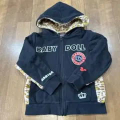 BABY DOLL ミッキーパーカー 迷彩　120センチ