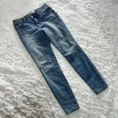 【アズールバイマウジー】（M）スキニーデニムパンツ ブルー ストレッチ