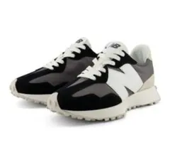 New Balance スニーカー U327 ブラック/グレー/ホワイト