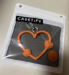 CASETiFY ハート型ブレスレットストラップ　オレンジ