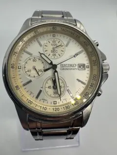 SEIKO V657-7100 クロノグラフ パンダ文字盤 - メルカリ