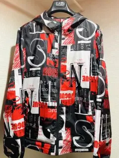 美品　グラフィックプリント ナイロンジャケット　 オシャレ