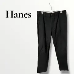Hanes ヘインズ　黒 チノパン　ボトムズ　XLのサムネイル