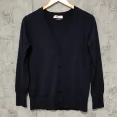 【Demi-Luxe BEAMS】ハイゲージニットカーディガン イタリア糸 F