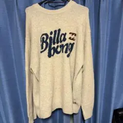 【極美品】Billabong ビラボン ロゴ ニット セーター M