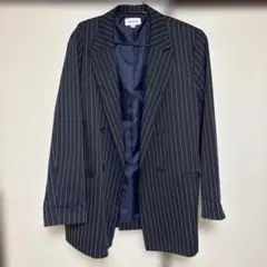 COLONY 2139 ネイビー ストライプ テーラードジャケット FREE