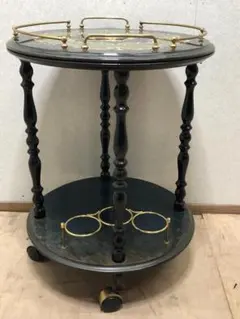 サニーちゃん専用　アンティーク　キッチンワゴン　イタリア　象嵌木製　訳あり サニーちゃん専用 アンティーク キッチンワゴン イタリア 象嵌