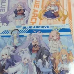 ローソン限定　ブルーアーカイブクリアファイル3種