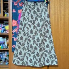 JEANASIS 迷彩ロングスカート F