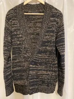 PaulSmith　ポールスミスジーンズ　羊毛カーディガン　マーブル　肉厚