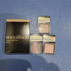 MAQuillAGE アイシャドウ3種+カスタマイズケース