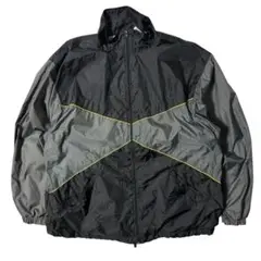90s BCG ナイロンジャケット L ブラック グレー ナイロンブルゾン