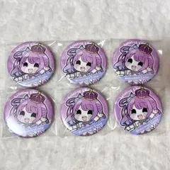 ホロライブシティ 姫森ルーナ 缶バッジ 6個