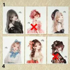 人物ステッカー　バラ売り可cottonmelody様　③　在庫各1枚