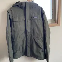 patagonia フード付きジャケット ダウンMサイズ オリーブグリーン