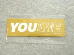 ME:I 花咲く道 楽天 ラキドロ C賞 YOU:MEステッカー 黄色 高見文寧