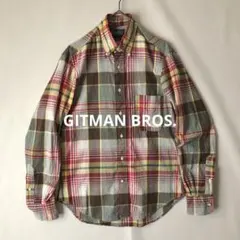 美品【春物】Gitman Bros. ギットマンブラザーズ シャツ マルチカラー