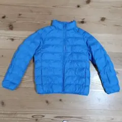 ユニクロ 青 中綿ジャケット サイズ150