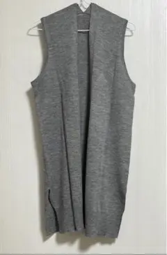 ニットロングベスト