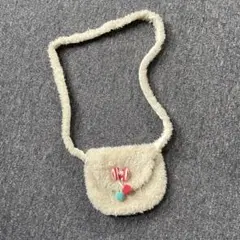 kp DECO ファーポシェット アイボリー
