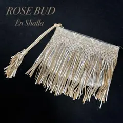 ROSE BUD En Shalla ／レザーフリンジ クラッチバッグのサムネイル