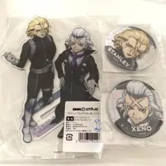 Dr.STONE 桜スクラッチ ゼノ&スタンリー アクスタ 缶バッジ セット