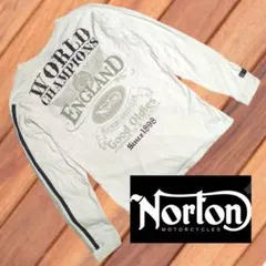 Norton ノートン 長袖Tシャツ ロンT　ホワイト刺繍のサムネイル