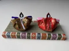 [ひな祭り間近のため特価] 布製雛人形　ハンドメイド　ミニサイズ
